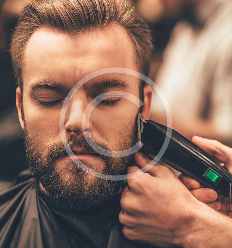 Facial hair care and trimming at home